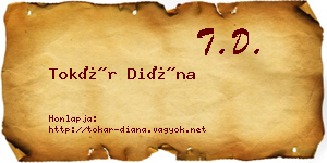 Tokár Diána névjegykártya